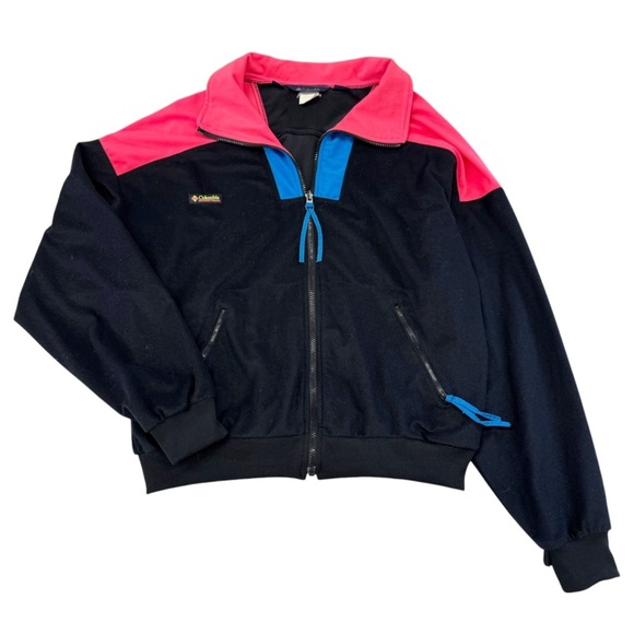 90’s Vintage Columbia Fleece Hiking Jacket Full Zip Men’s XL - Picture 1 of 7